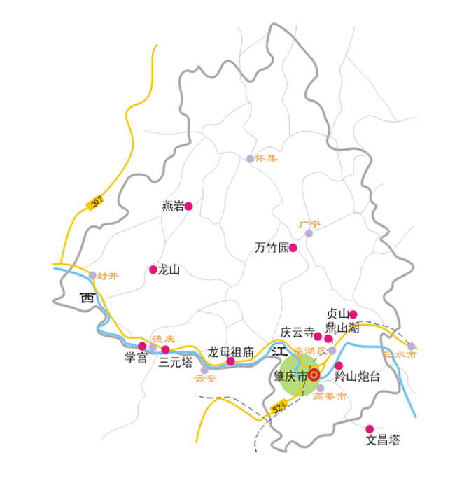 龍母祖廟風(fēng)景旅游區(qū)規(guī)劃設(shè)計項目地塊說明