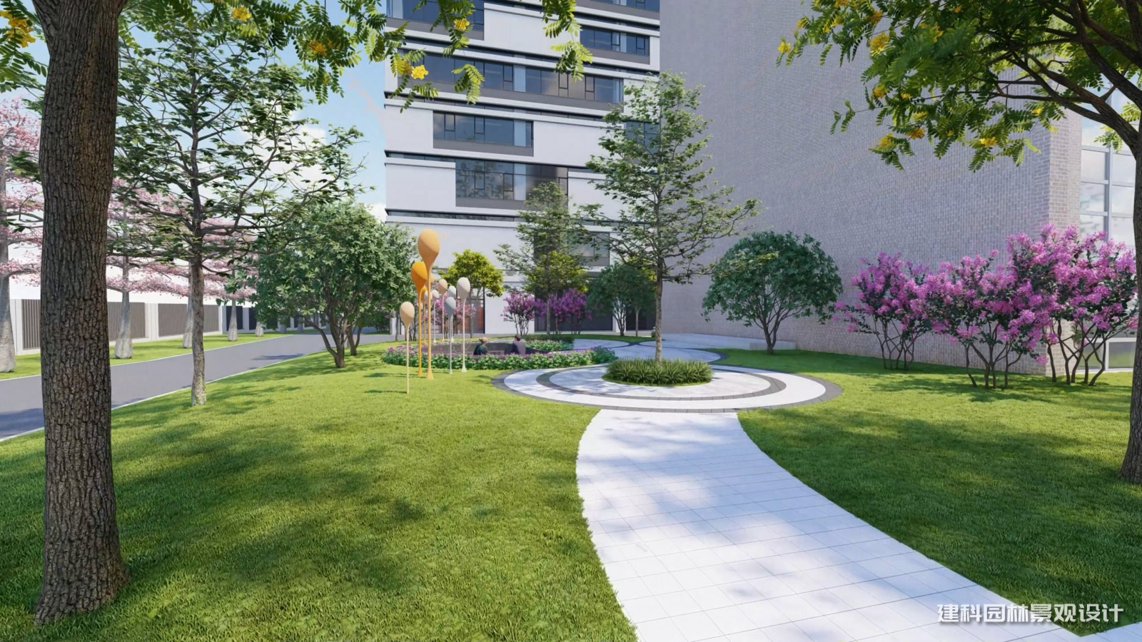 工廠景觀綠化設計的核心特點